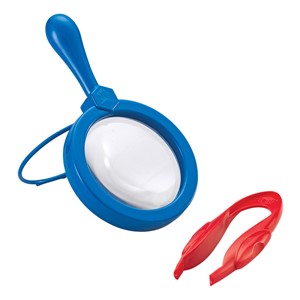 Primary Science Magnifier & Tweezers
